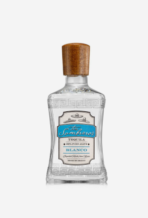 TEQUILA Tres Sombreros BLANCO 100%