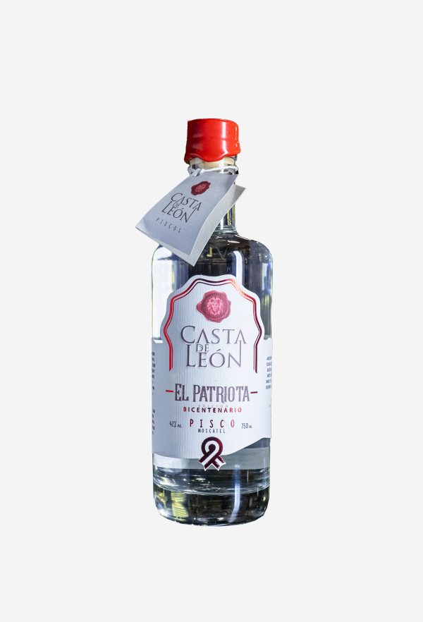 Pisco Casta de León El Patriota Bicentenario Moscatel